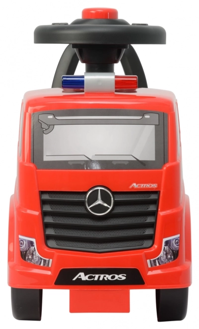 Ride-On Mercedes Actros Police Red