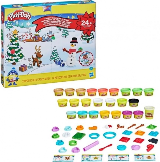 Advent Calendar with Play-Doh Surprises