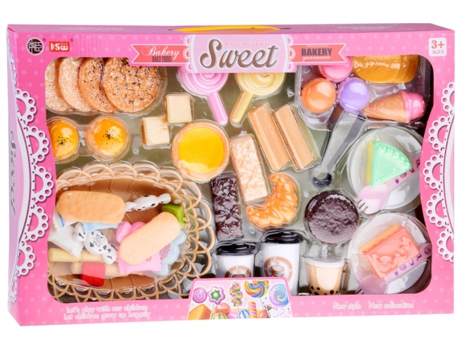 Pastry Shop Playset with Sweets and Cakes