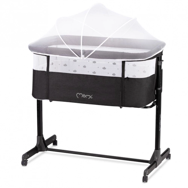 Momi revo dark gray crib