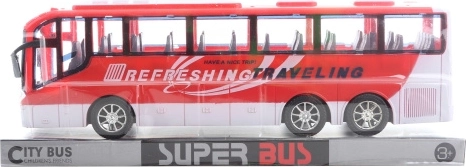 Autobus a frizione rosso