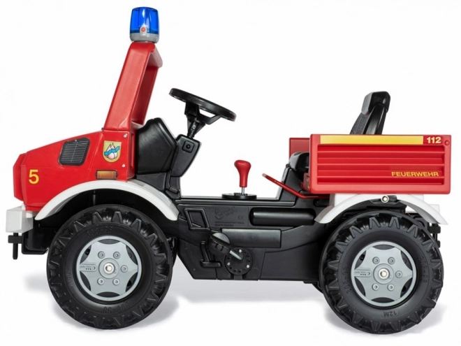 Children's Fire Truck Mercedes Unimog with Pedals