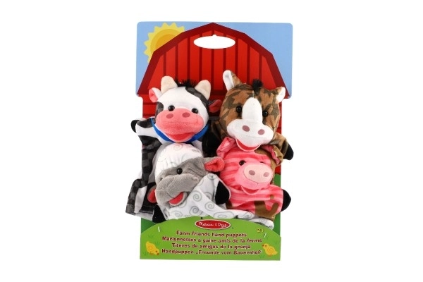 Farm Hand Puppets Set of 4