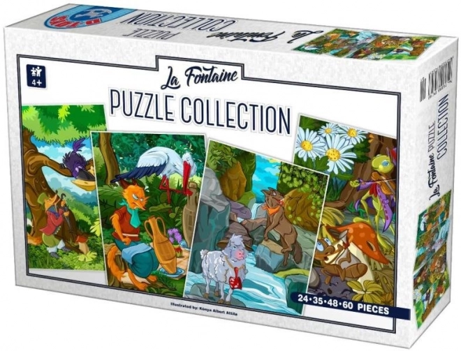 D-Toys La Fontaine's Fables Puzzle Set