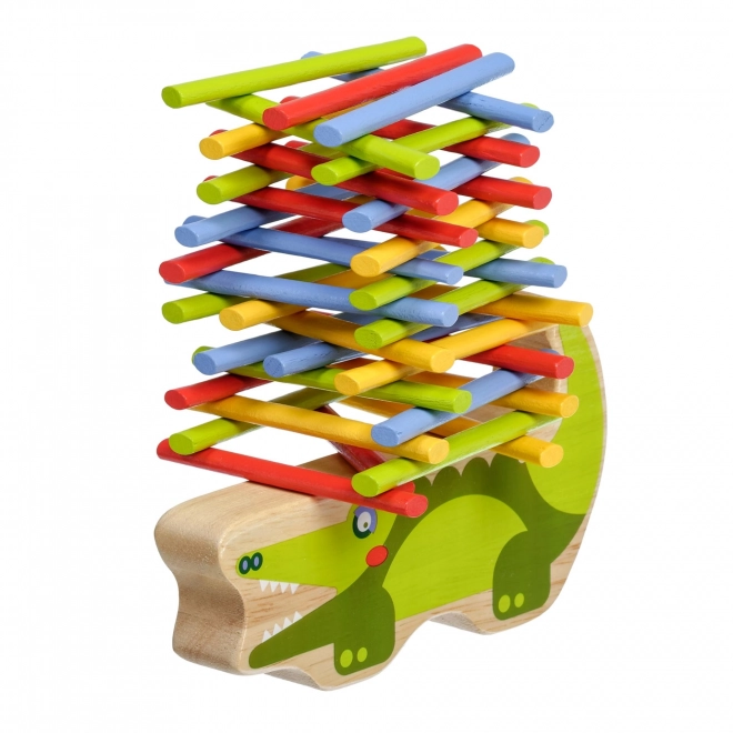 Lucy & Leo Wooden Crocodile Balancing Game