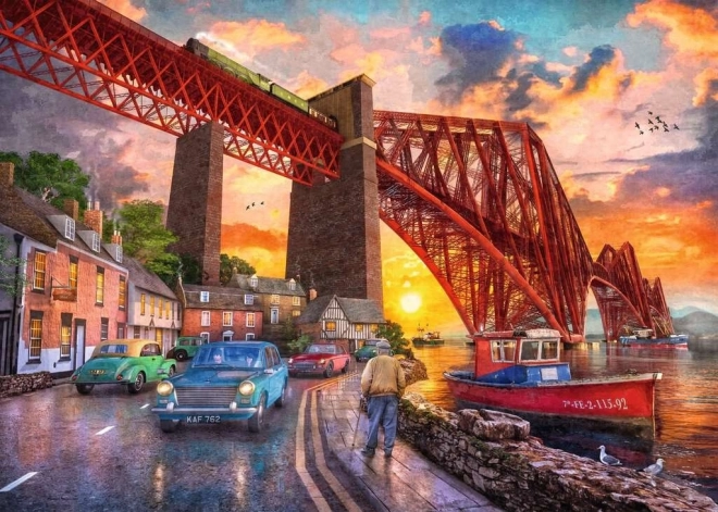 Ravensburger Forth Bridge at Sunset Puzzle