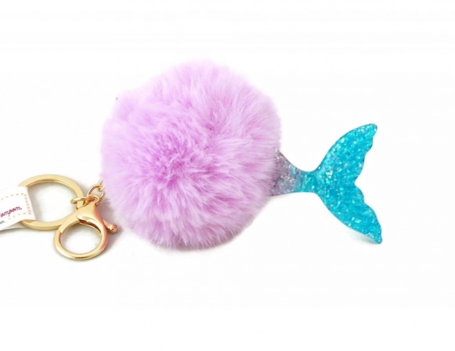 Mermaid Tail Pom Pom Charm