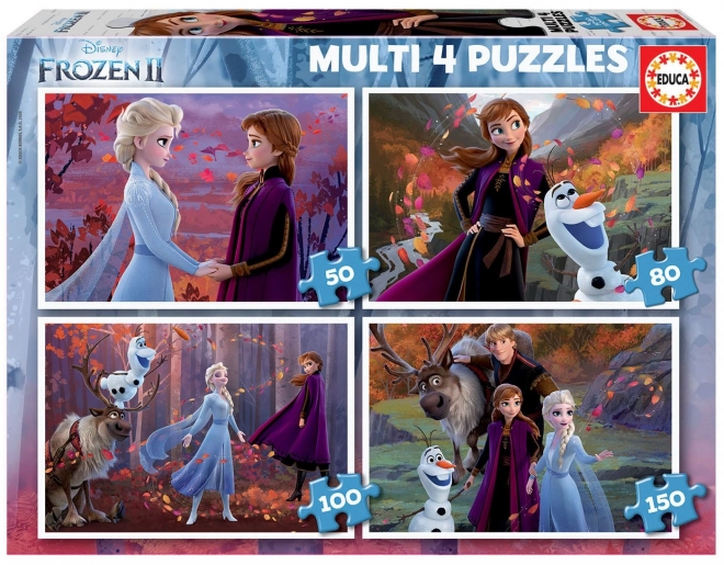 Frozen 2 Progressive Puzzle Set