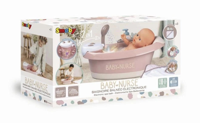 Baby Doll Bathtub with Accessories and Electronic Features