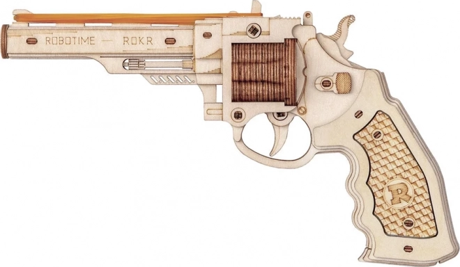 Rokr 3D Wooden Puzzle Corsac Revolver M60