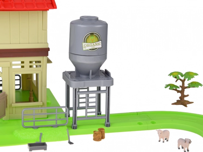 Voersilo met strooifunctie