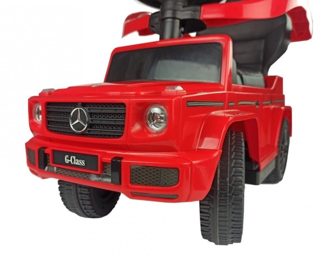 Ride-On Mercedes G-Class with Push Handle Red