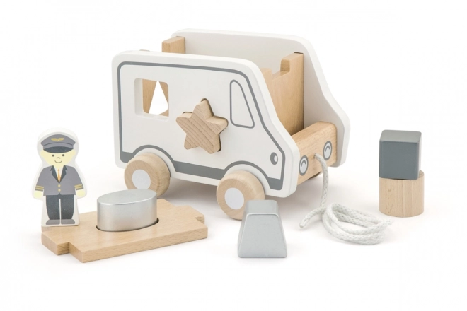 Wooden Pull Along and Shape Sorter Truck