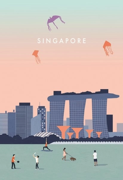 Puzzle Singapore 99 pieces