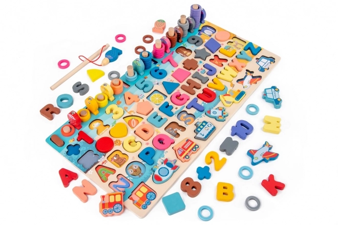 2Kids Toys Multifunctional Insert Board 6-in-1 Educational Toy