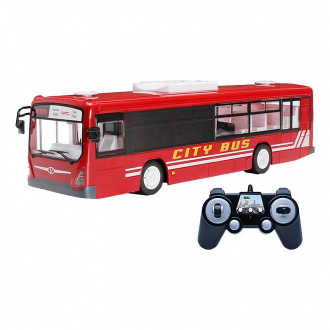 Remote Controlled City Bus 1:20 Red