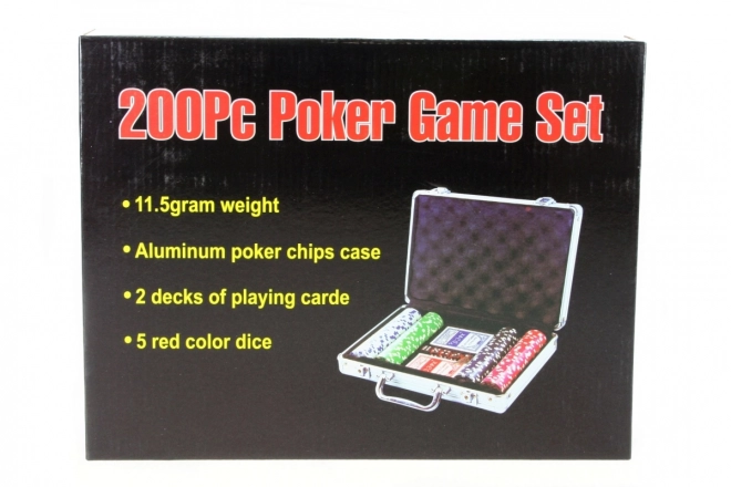 Poker Chip Set in Case