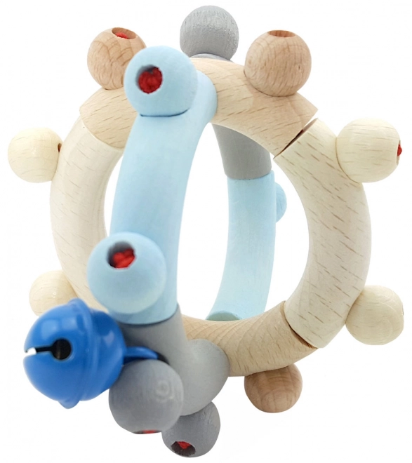 Blue Motor Skills Rattle Toy