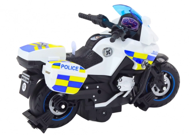 DIY Police Motorcycle with Lights and Sounds