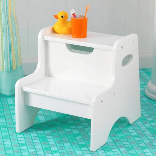 Kidkraft wooden step stool white