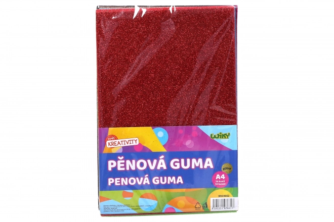 Glitter Foam Sheets A4 Pack