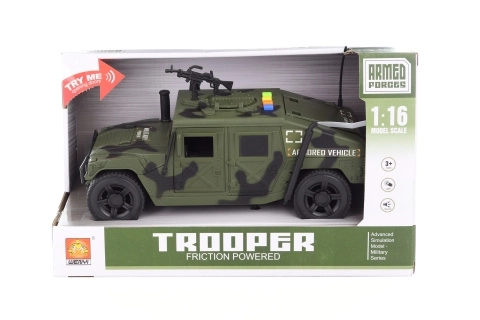 Military Vehicle Toy with Lights and Sound