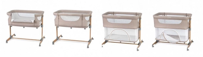 Multifunctional 3-in-1 Baby Crib MoMi Smart Bed Beige