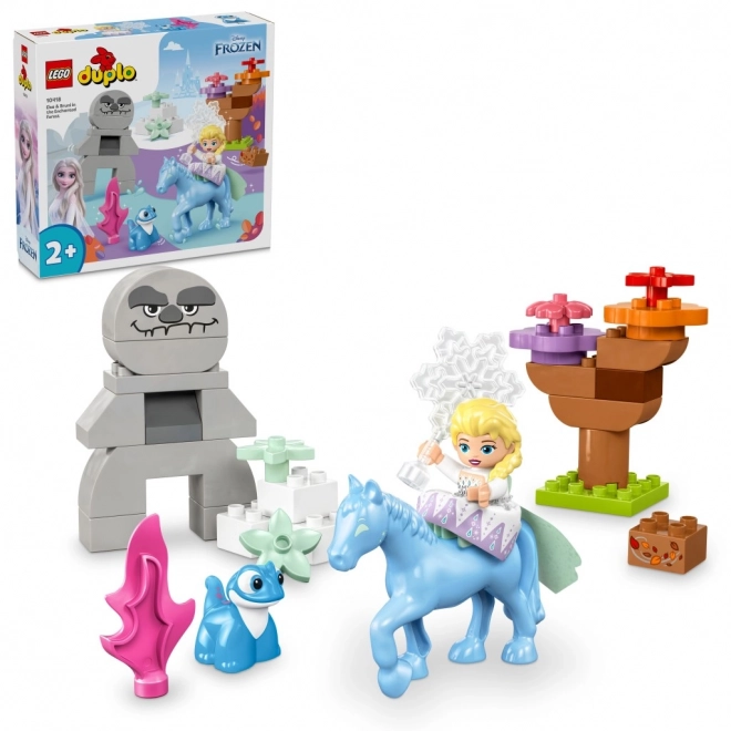 Lego Duplo Disney Frozen Elsa and Bruni in the Enchanted Forest