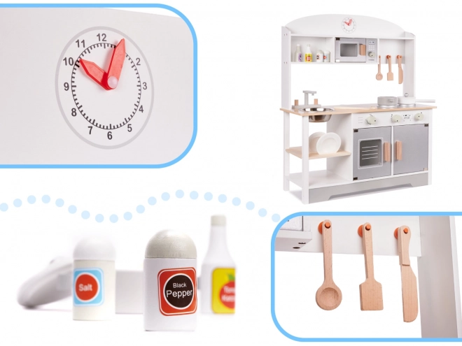 Children's Wooden Kitchen with Accessories