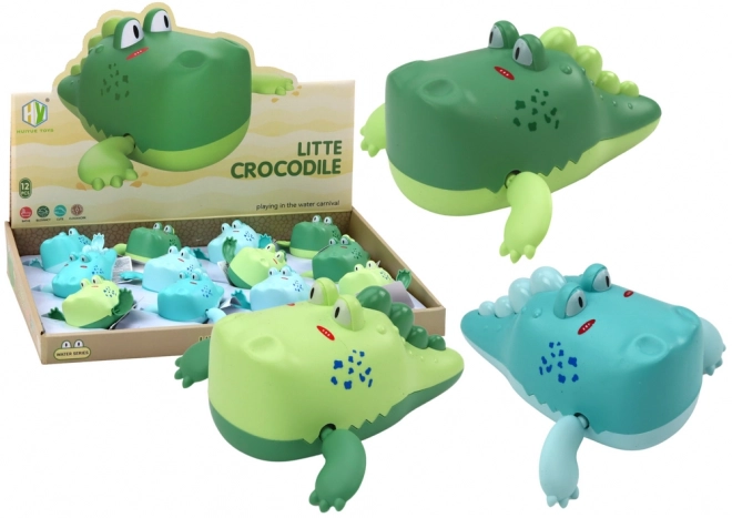 Wind-up Bath Toy Floating Crocodile