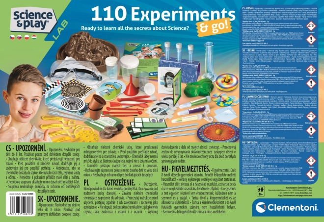 Clementoni Science and Play Laboratory: 110 Scientific Experiments