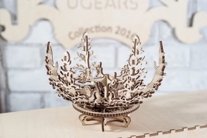 Ugears 3D Wooden Flower Puzzle