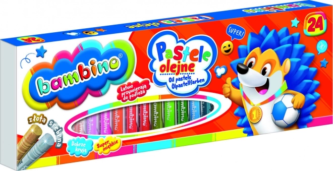 Oil Pastels by Bambino - 24 Vibrant Colors