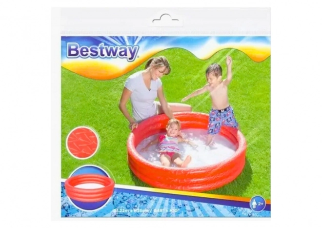 Inflatable Red Kids Pool