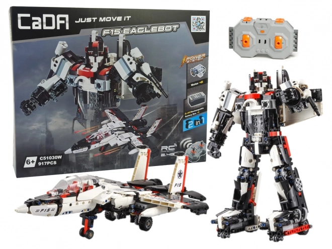 Remote Controlled Building Blocks Robot Airplane Set