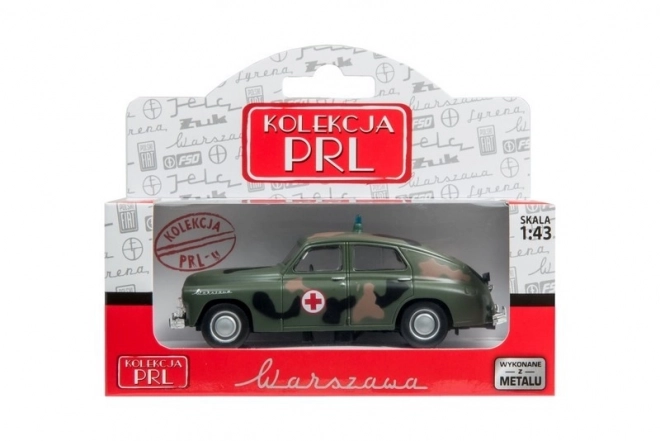 Military Ambulance Model Car Warszawa M20