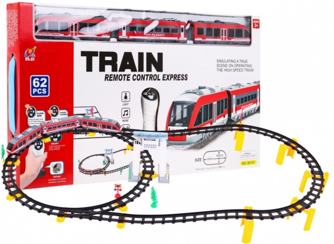 Remote Controlled Train Set for Kids Aged 3+ with Accessories