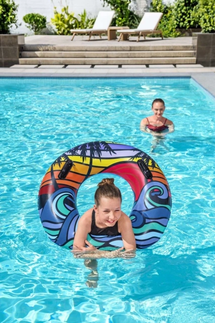 Bestway Castaway Swimming Ring Blue