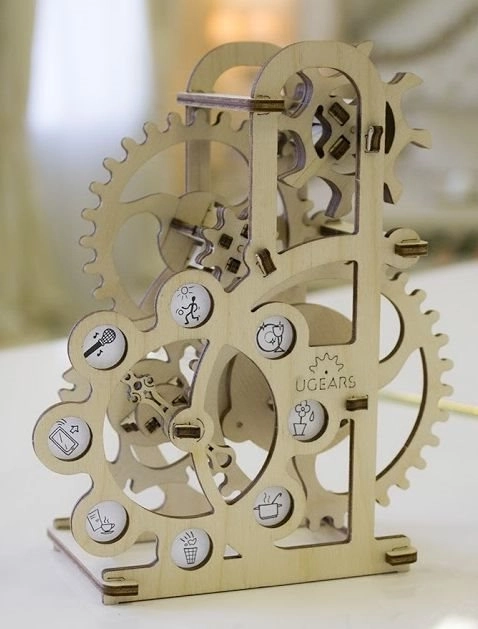 Ugears Wooden Mechanical Puzzle Dynamometer