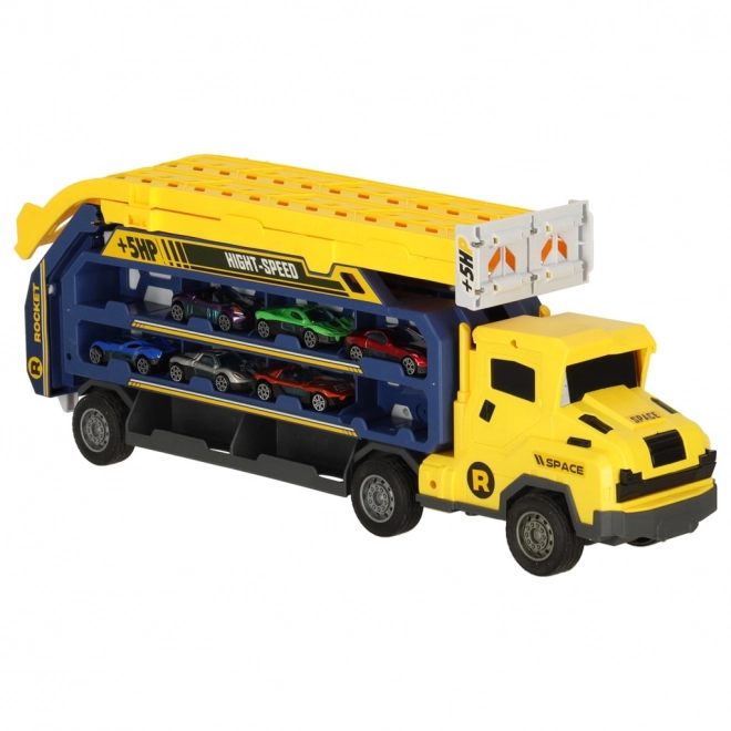 Race Track Set with Car Transporter