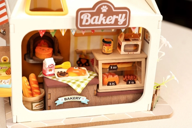 Miniature Bear's Bakery House by Robotime