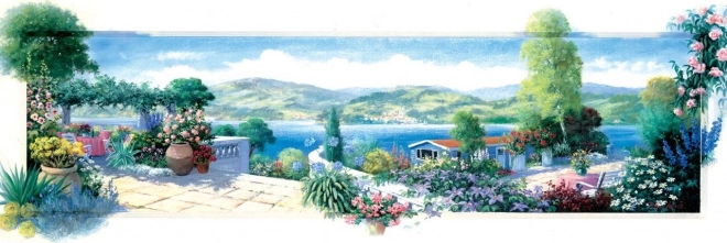 Panoramic Terrace Garden Puzzle 1000 pieces