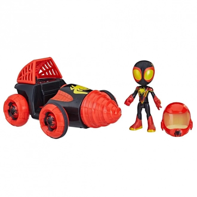 Spidey Miles Drill Spinner Vehicle with Figure