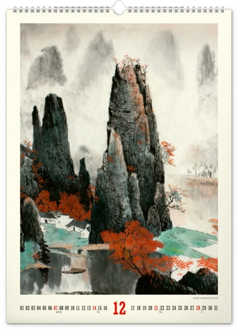 Wall Calendar Vintage Posters Japanese Art 2025