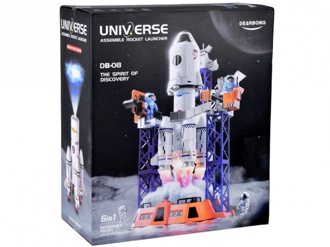 Space Station Rocket Shuttle Projector Set with Figures