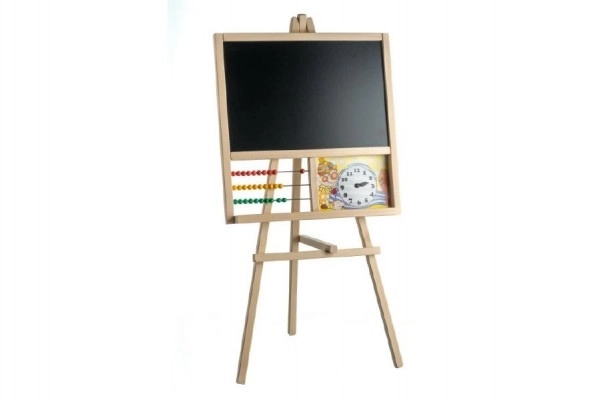 Chalkboard With Wooden Stand And Abacus