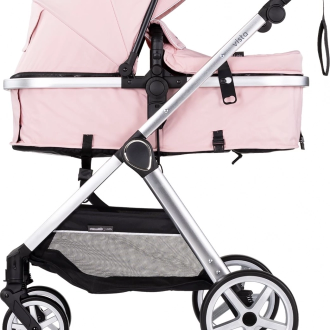 Chipolino Vista Stroller 2in1 Pink Marshmallow
