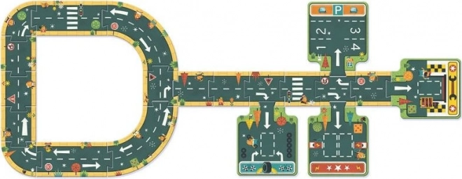 Djeco Roadway Floor Puzzle