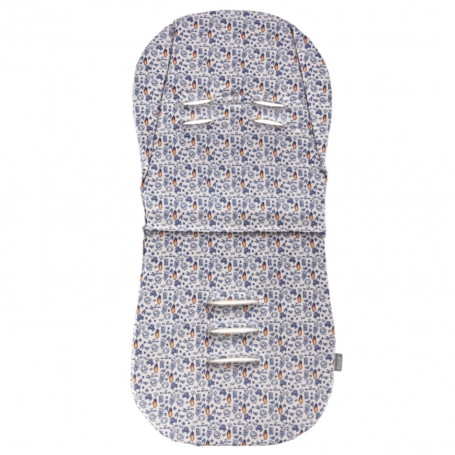 Comfort memory foam stroller pad, Emoji Beige