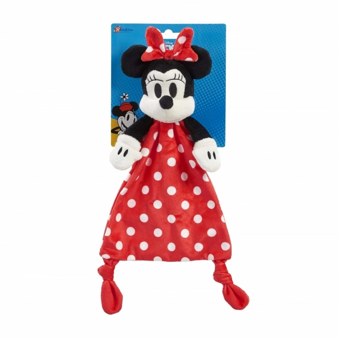 Rainbow Plush Minnie Mouse Comfort Blanket